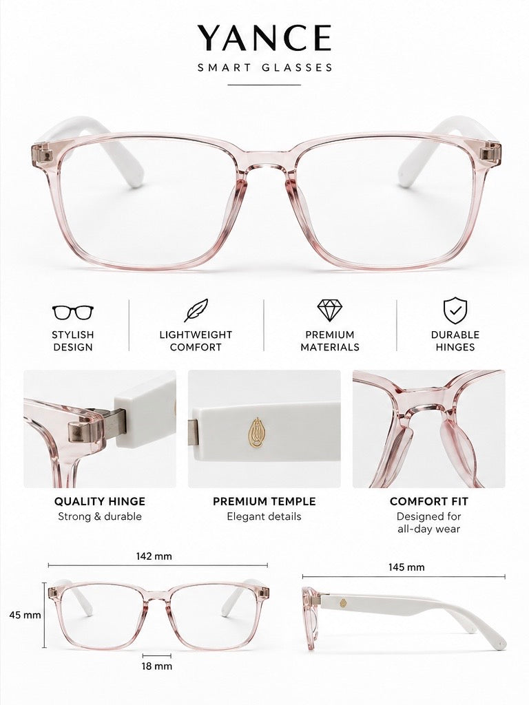 Smart Glasses-Cristal Pink